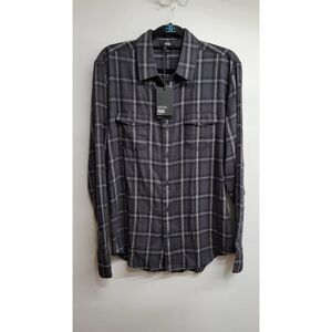 PAIGE Men's Black Everett Shirt